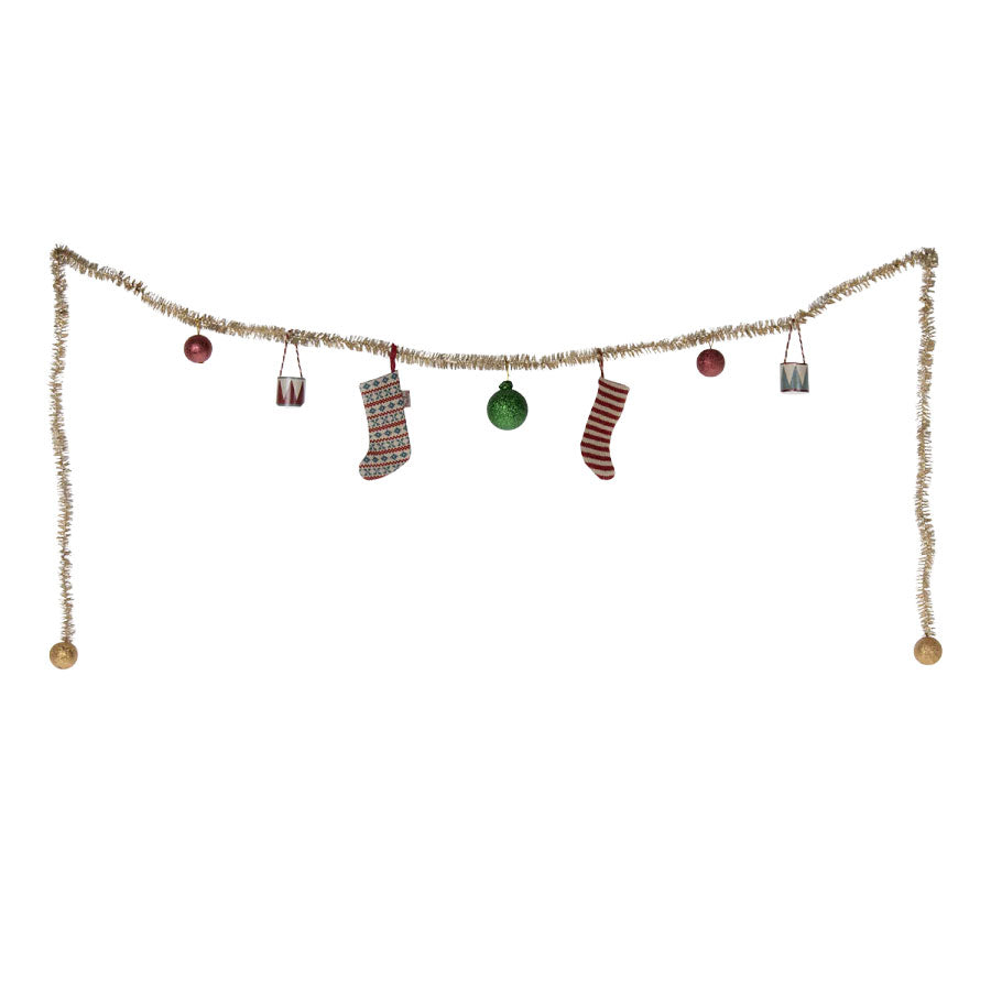 2022 Maileg Large Gold Christmas Garland – Knot and Spool