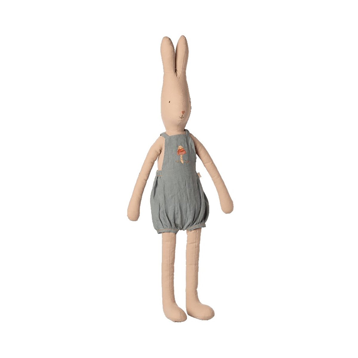 2021 Maileg Bunny/Rabbit | Dusty - Blue Overalls | Size 5 - Knot and Spool