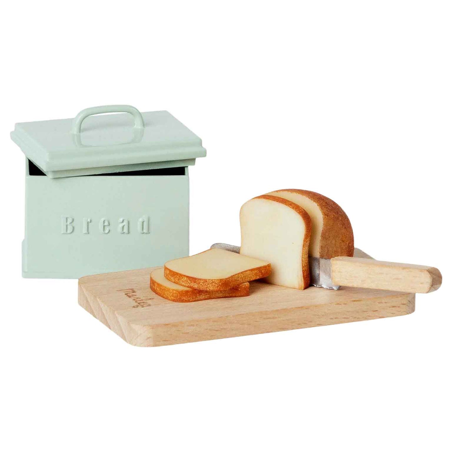 2021 Maileg Miniature Bread Box with Utensils - Knot and Spool