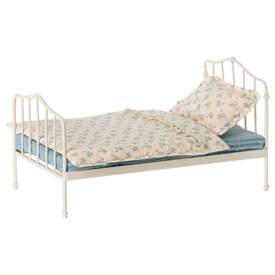 2022 Maileg Miniature Blue Bed - Knot and Spool