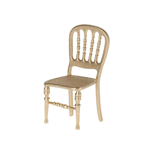 2022 Maileg Mouse Gold Chair - Knot and Spool