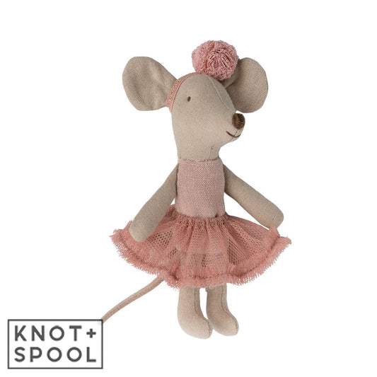 2023 Maileg Little Sister Rose Ballerina Mouse - Knot and Spool