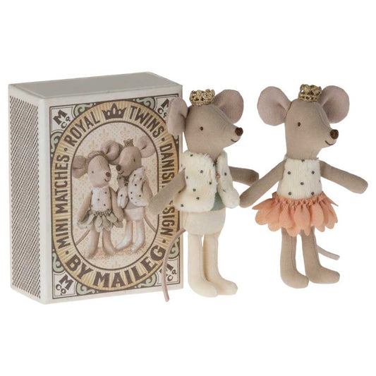 2023 Maileg Mouse Royal Twins in Box - Knot and Spool