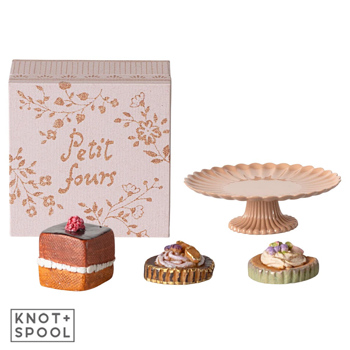 2024 Maileg Mini Cakes & Cake - Stand - Knot and Spool