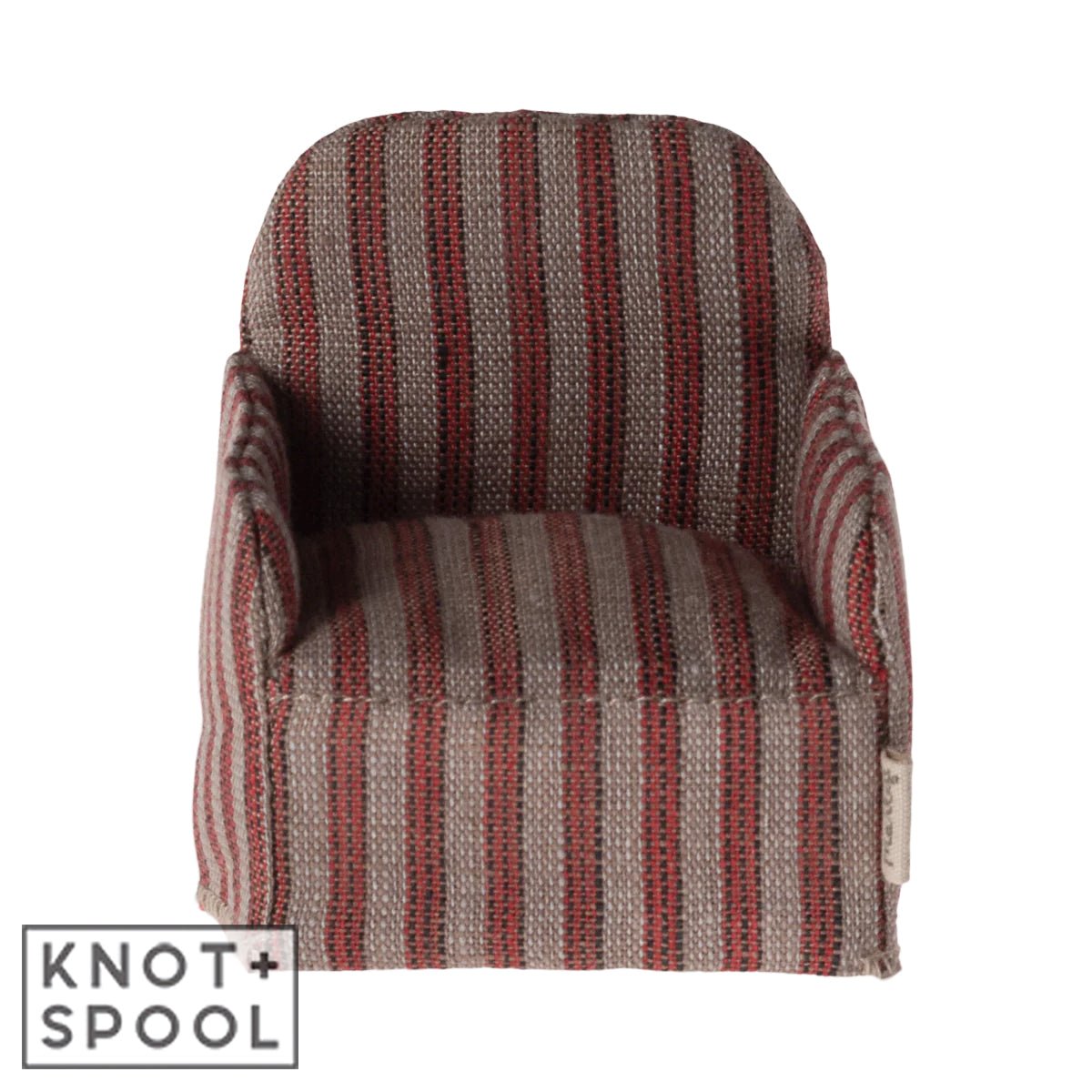 2024 Maileg Striped Mouse Chair - Knot and Spool