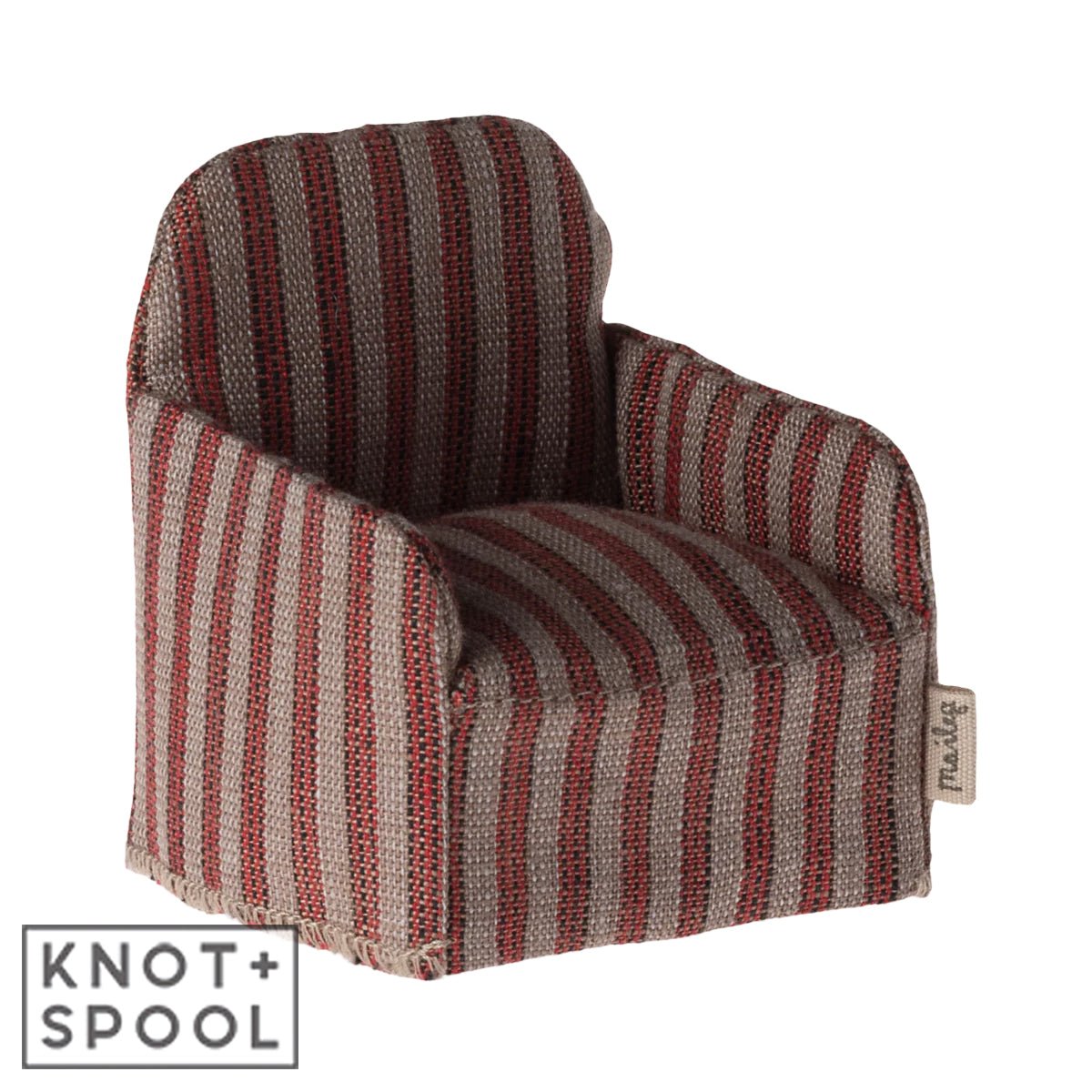 2024 Maileg Striped Mouse Chair - Knot and Spool