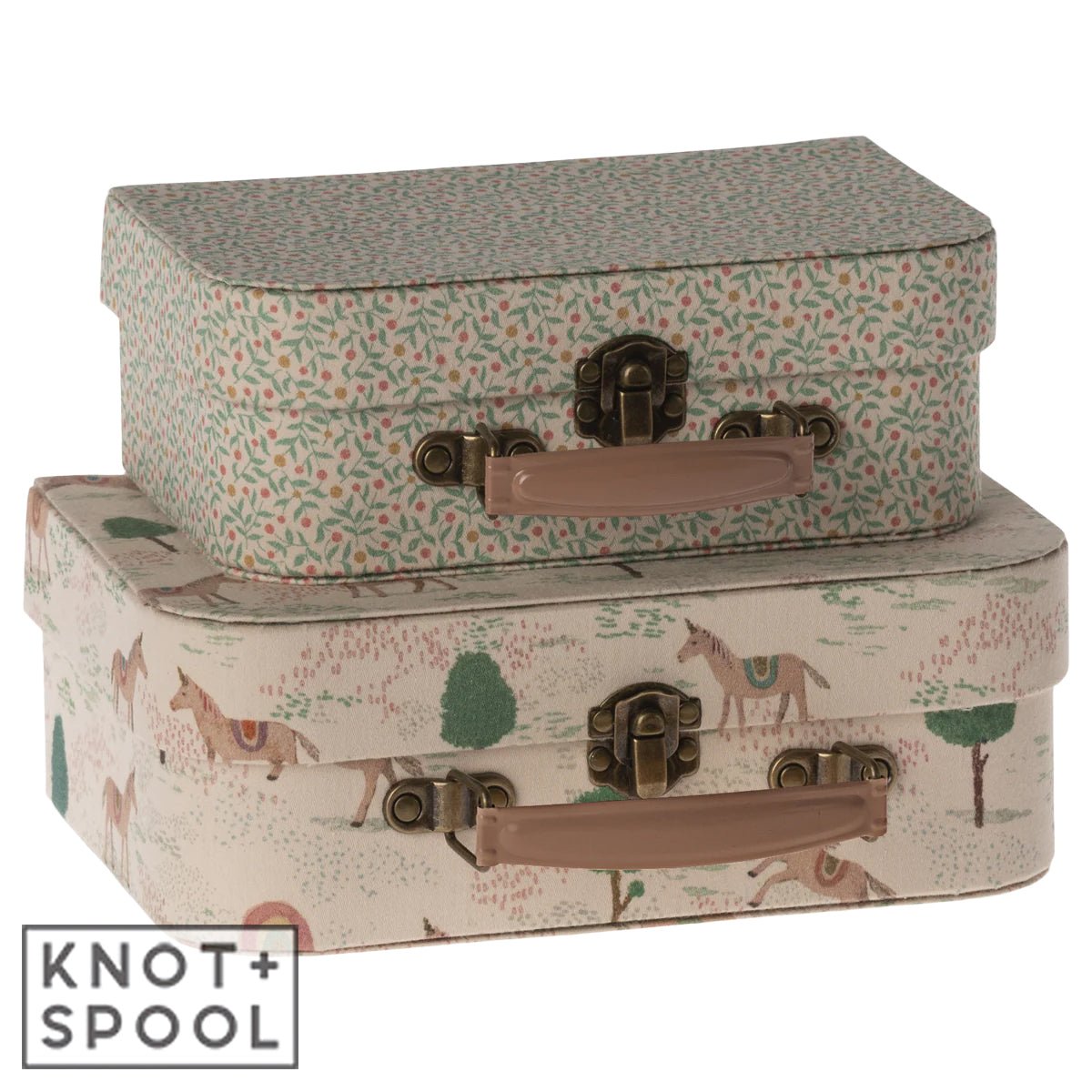 2024 Maileg Suitcase Set | 2 Pieces - Knot and Spool