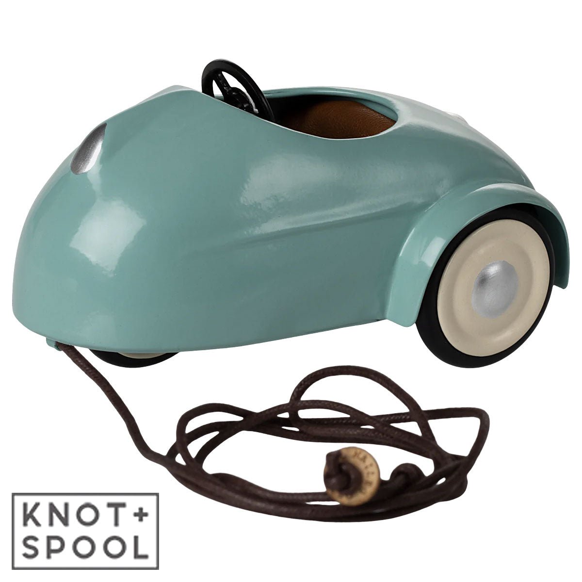 2025 Maileg Light - Blue Mouse Car - Knot and Spool