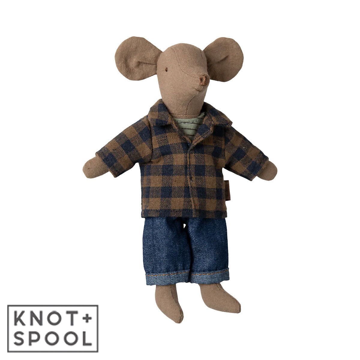 2025 Maileg Light - Brown Dad Mouse - Knot and Spool