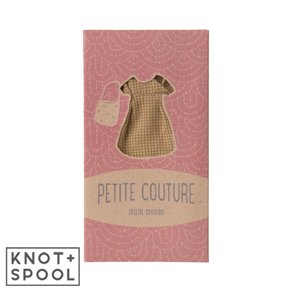 2025 Maileg Mum Mouse Dress & Bag - Knot and Spool