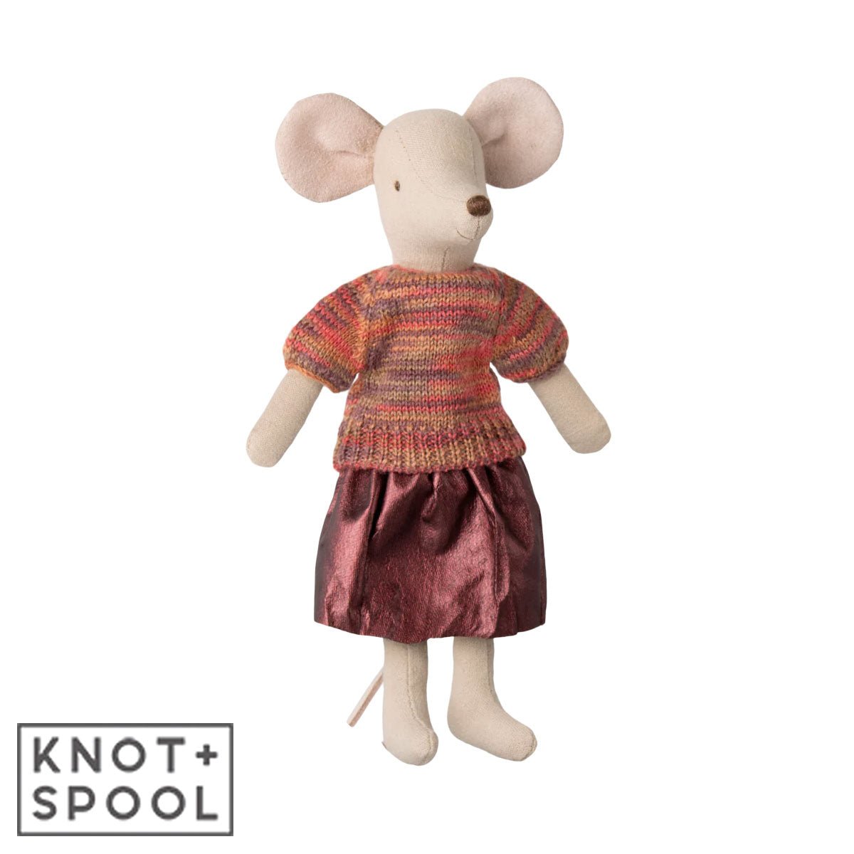 2025 Maileg Mum Mouse Skirt & Knitted Blouse - Knot and Spool