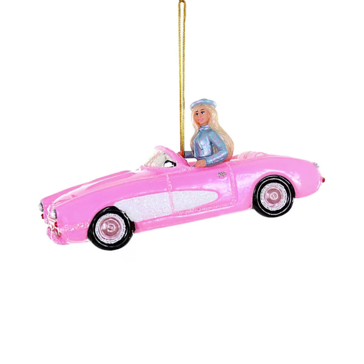 Barbie Pink Corvette Ornament