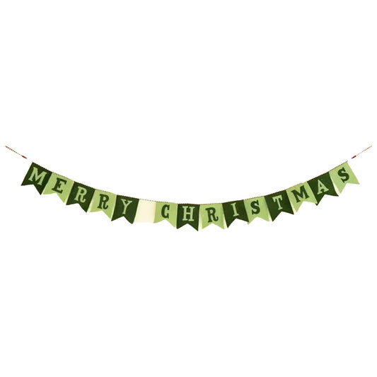 Felt Merry Christmas Garland | 82-inches