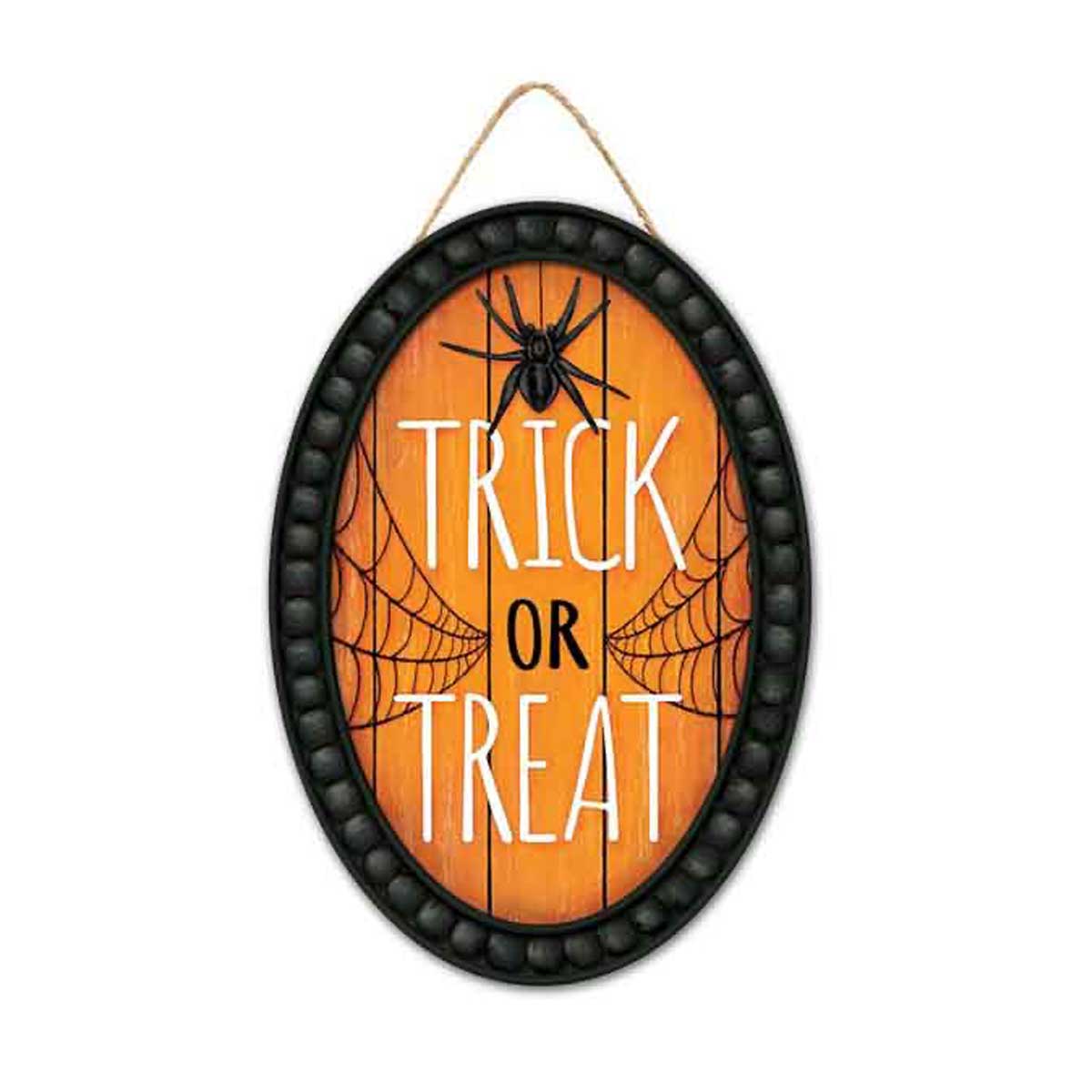 Haunting Orange Framed Trick or Treat