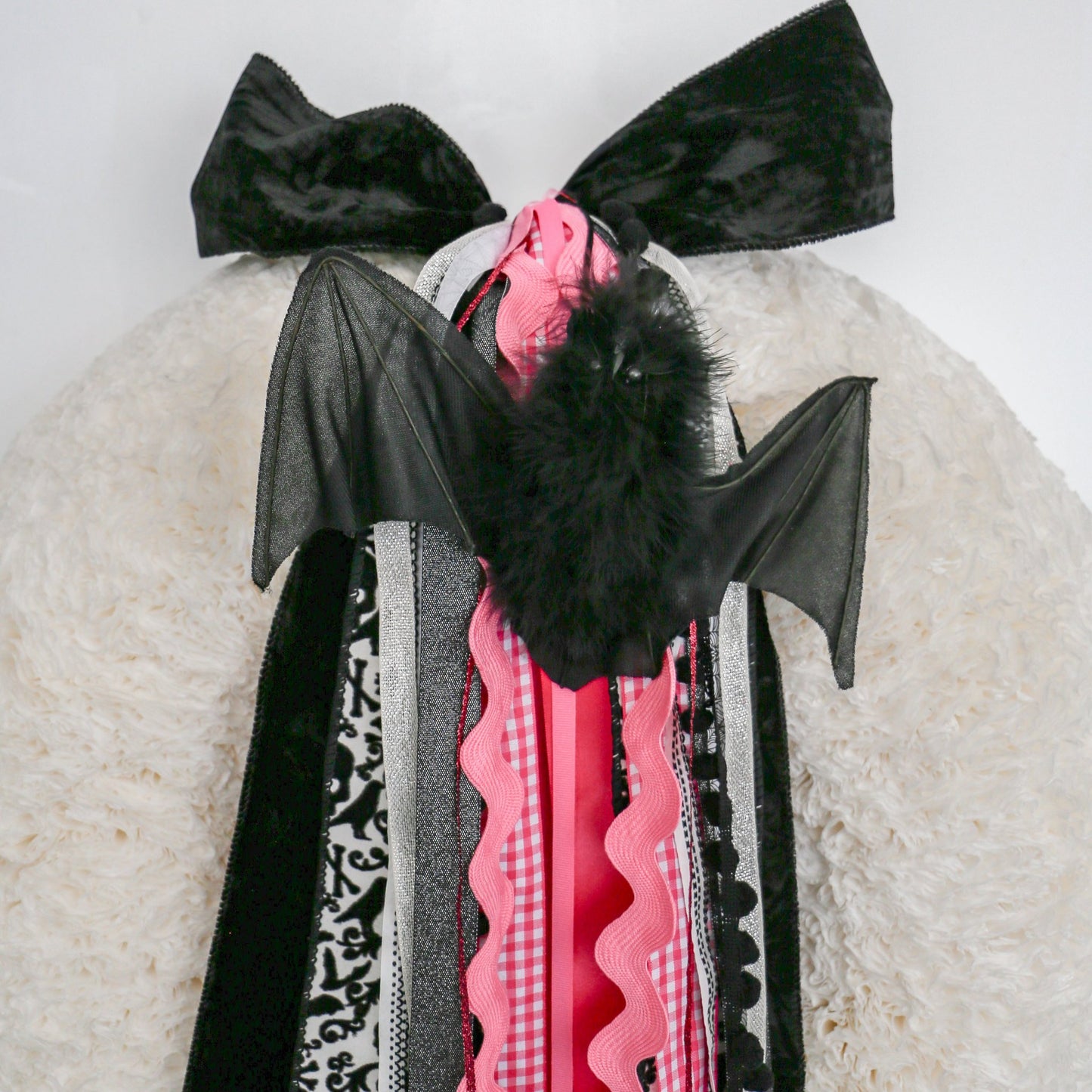 Hanging Black Bat ribbon set accessory 