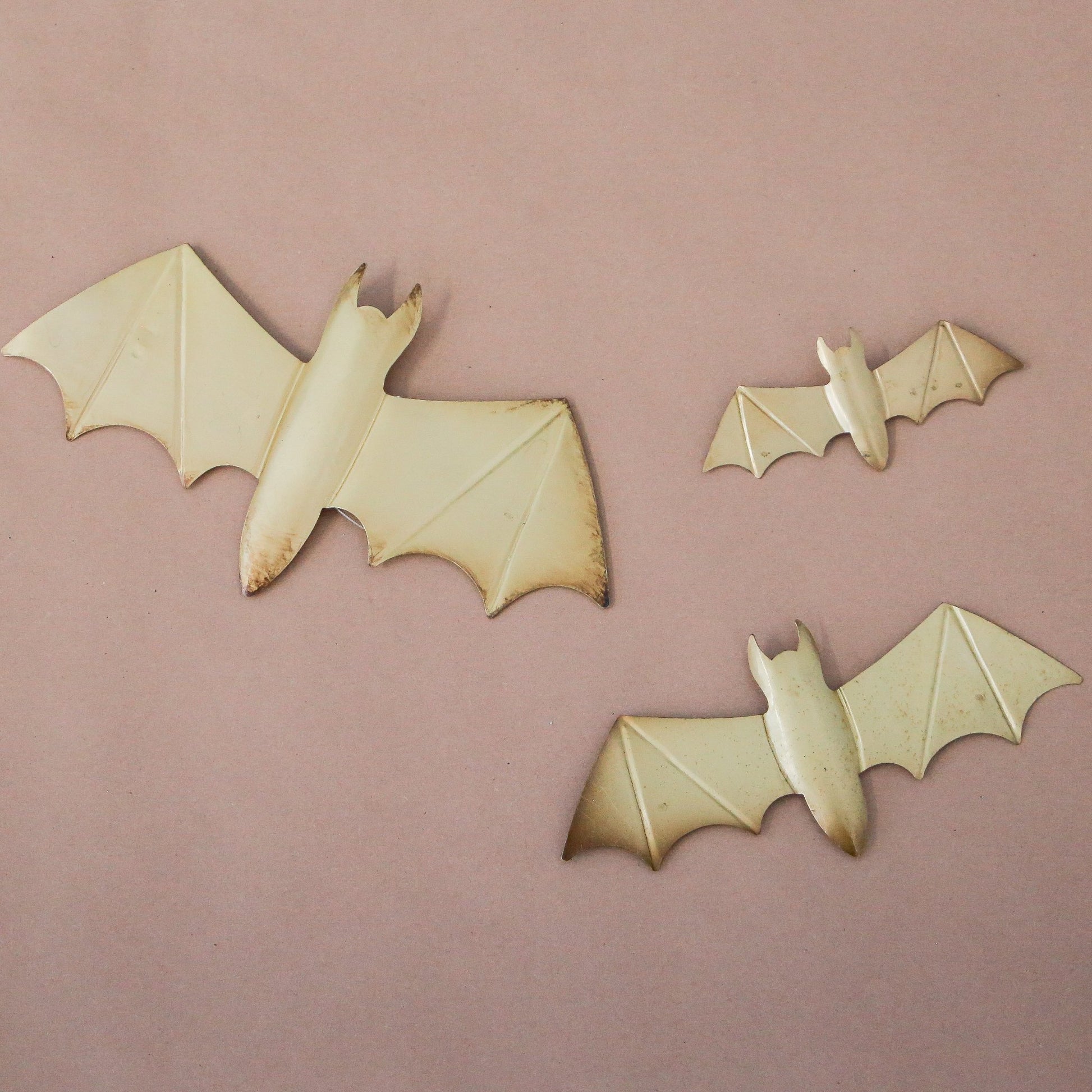 Large,Medium and Small Golden Bat Ribbon Accessory