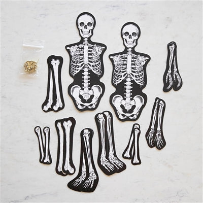 Paper Skeleton Ribbon Accessory | 2 Pack