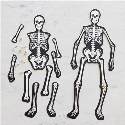 Paper Skeleton Ribbon Accessory | 2 Pack