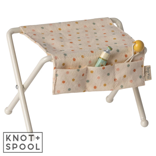 Maileg Baby Mouse Off White Nursery Table