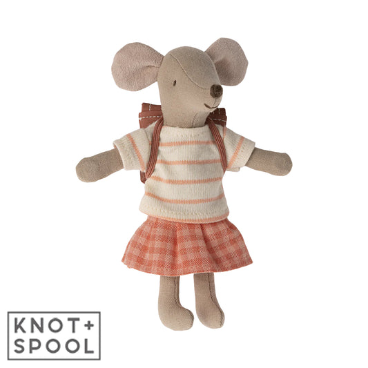 2024 Maileg Big Sister Coral Tricycle Mouse