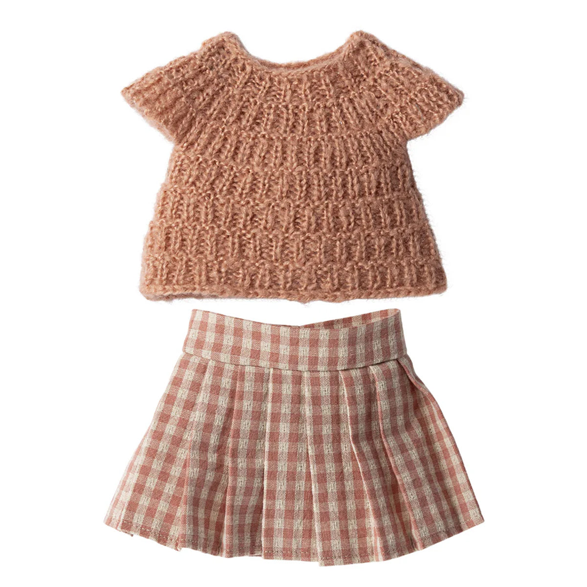 Maileg Bunny Knitted Shirt & Skirt | Size 3