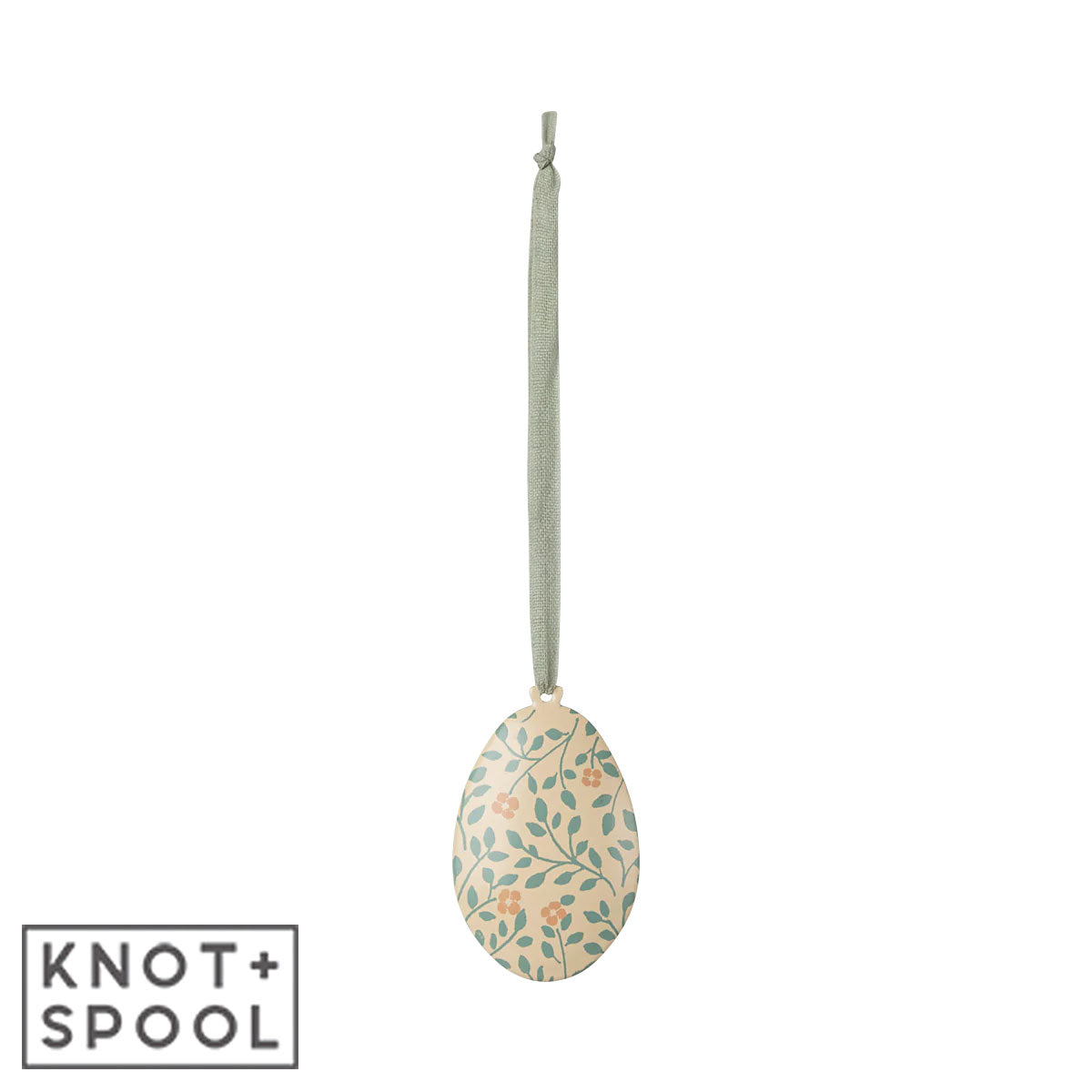 Maileg Dark-Mint Branches Easter Egg Ornament