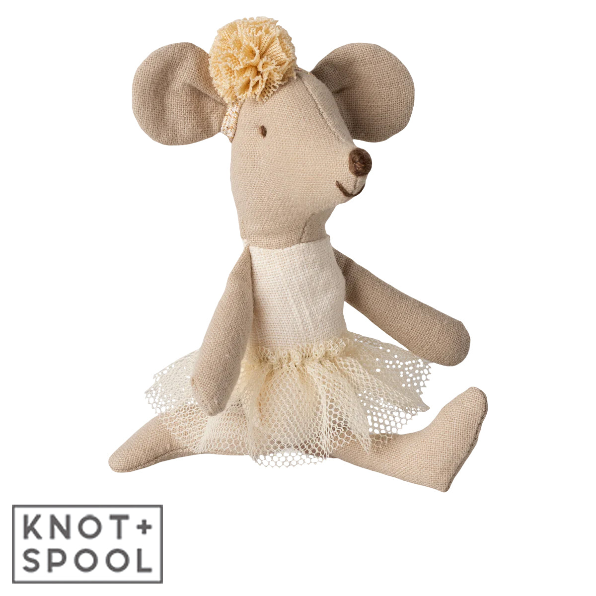 Maileg Little Sister Off-White Ballerina Mouse