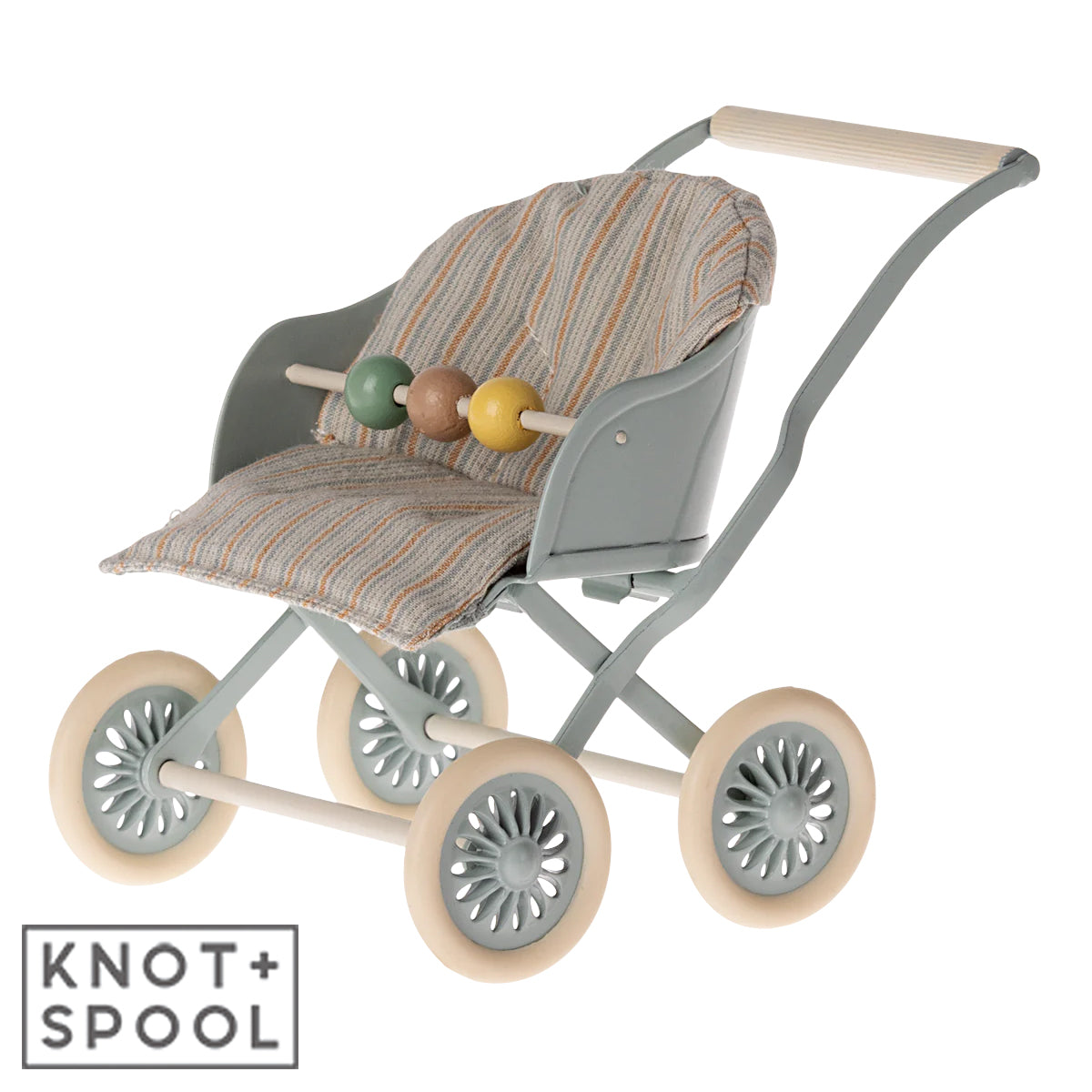 Maileg Mice Mint Baby Stroller