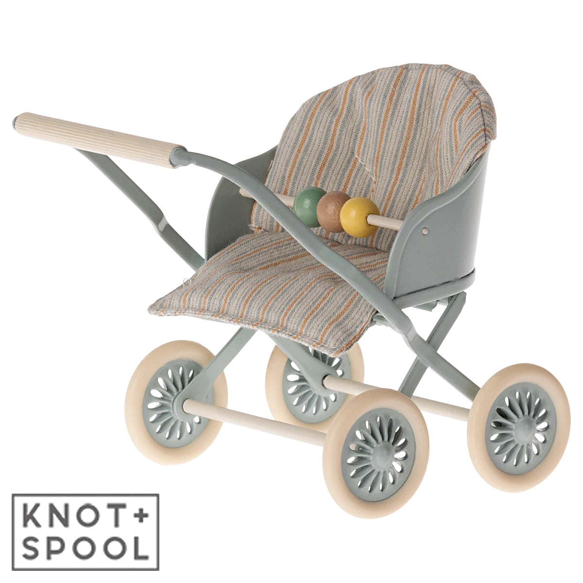 Maileg Mice Mint Baby Stroller