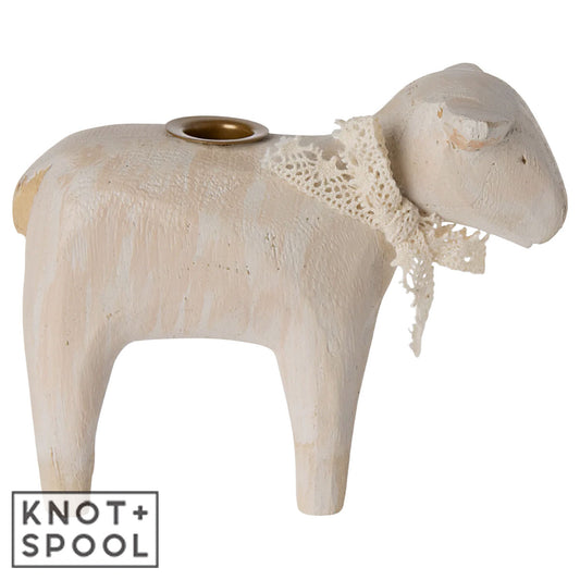 Maileg Off-White Lamb Candle Holder