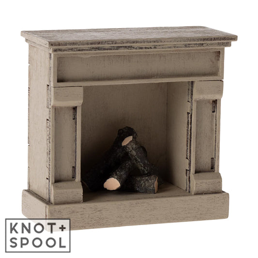 Maileg Off-White Mouse Fireplace