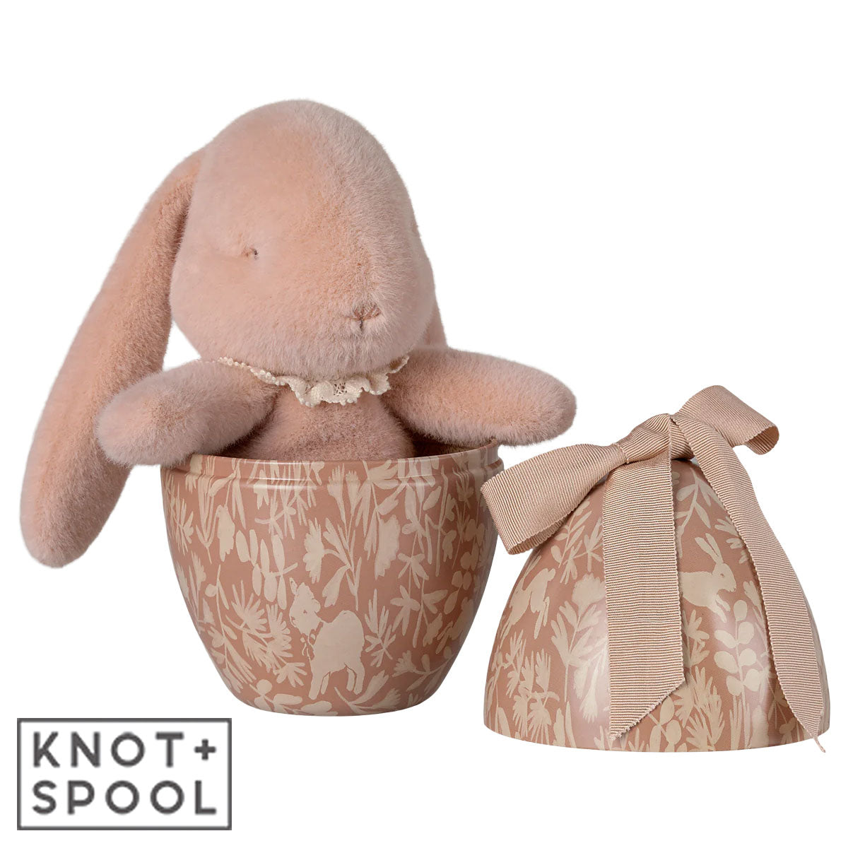 Maileg Powder Plush Bunny with Egg