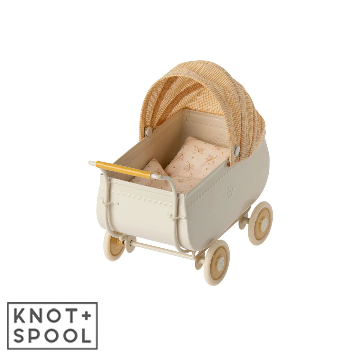 Maileg Yellow Micro Pram