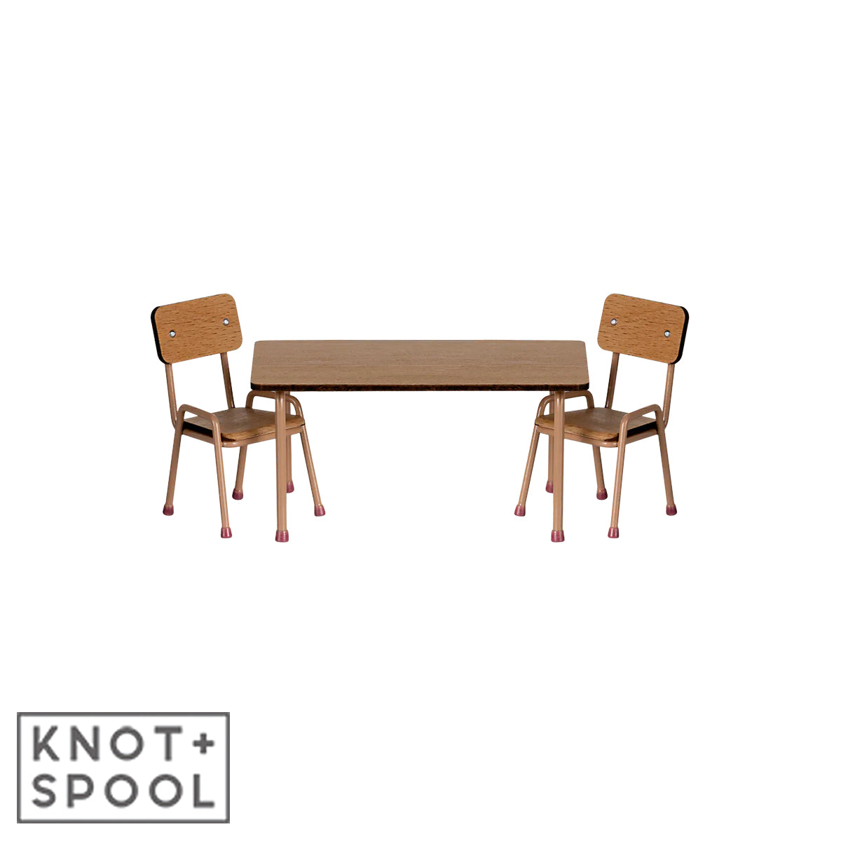 Maileg Dark Powder Mouse Table & Chair Set