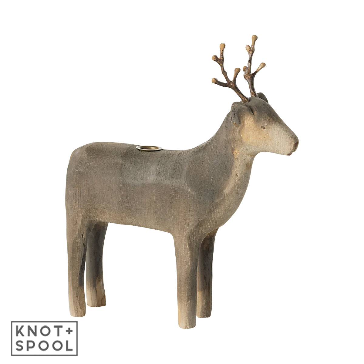 2024 Maileg Medium Reindeer Candle Holder