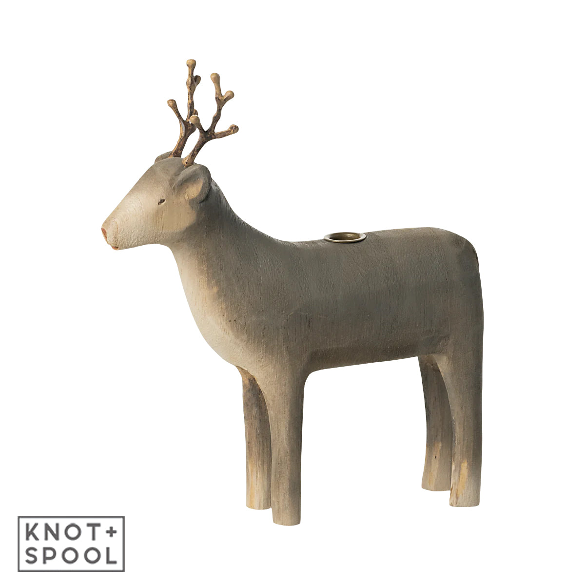 2024 Maileg Medium Reindeer Candle Holder