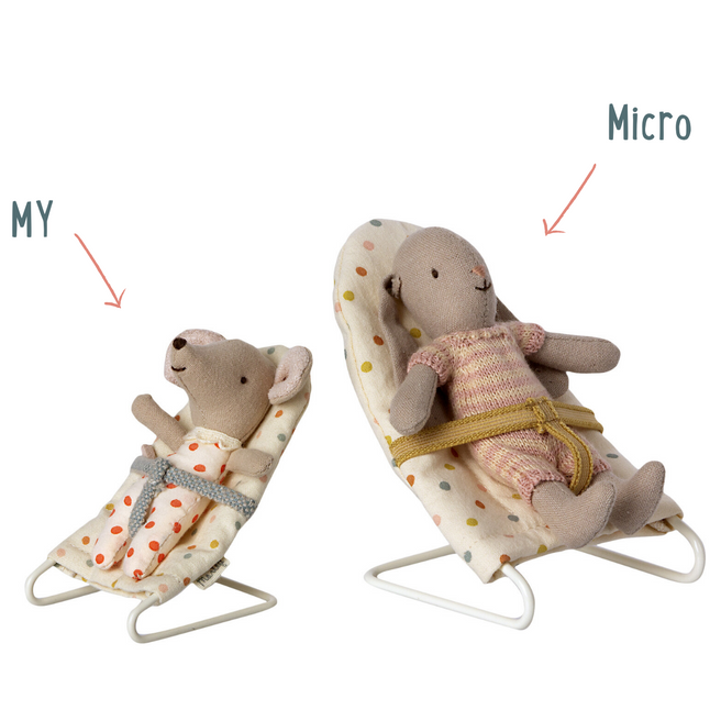 Maileg Micro Babysitter with Micro Bunny