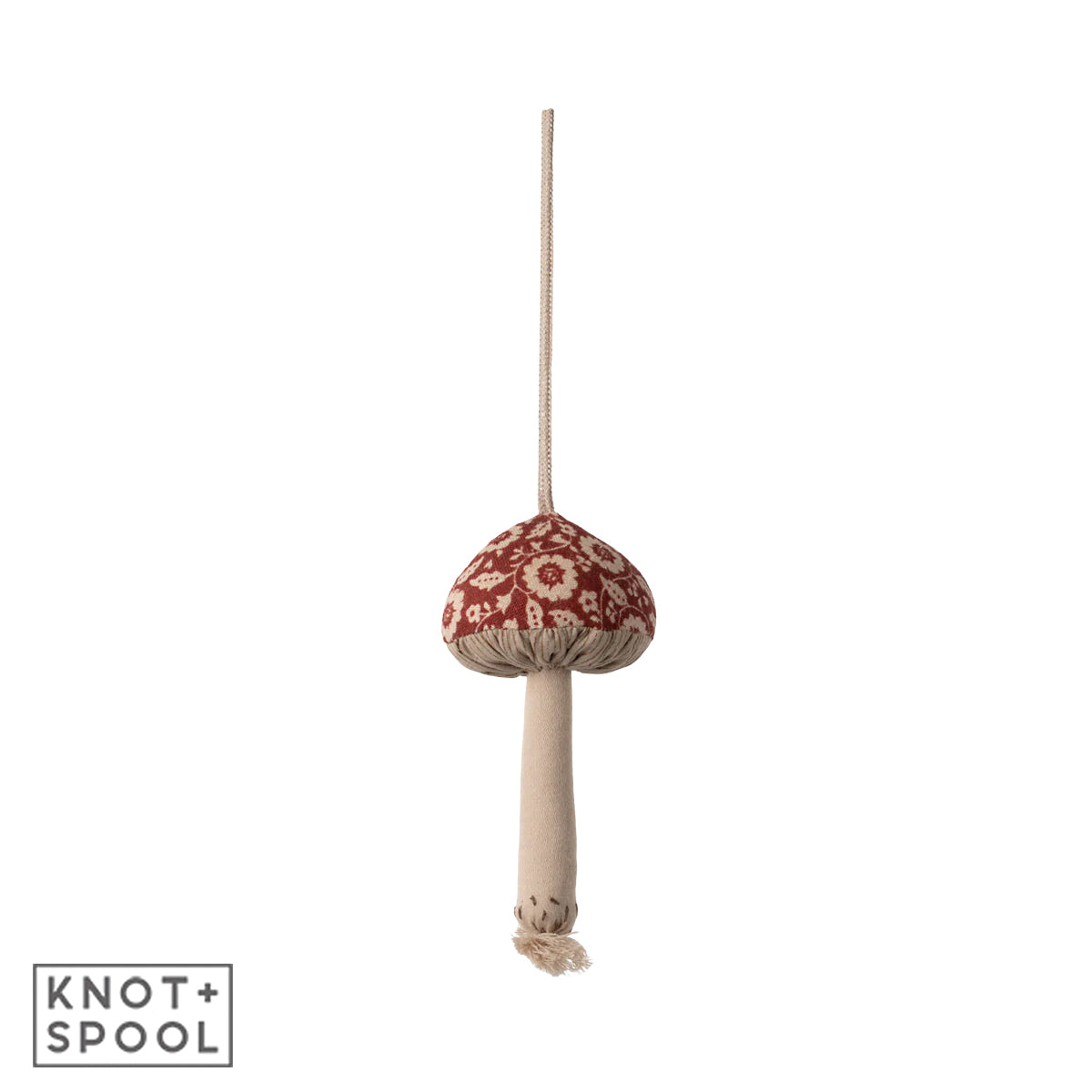 2024 Maileg Red Winter Flower Mushroom Ornament