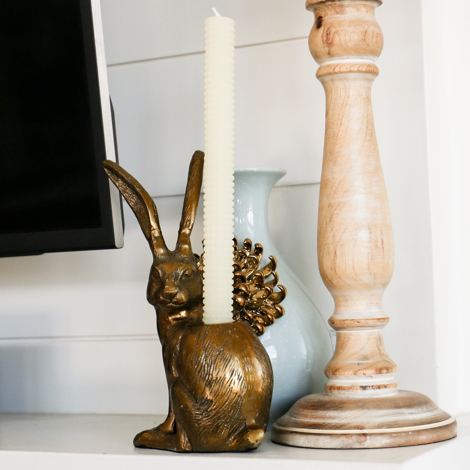 Majestic Hare Candle Holder