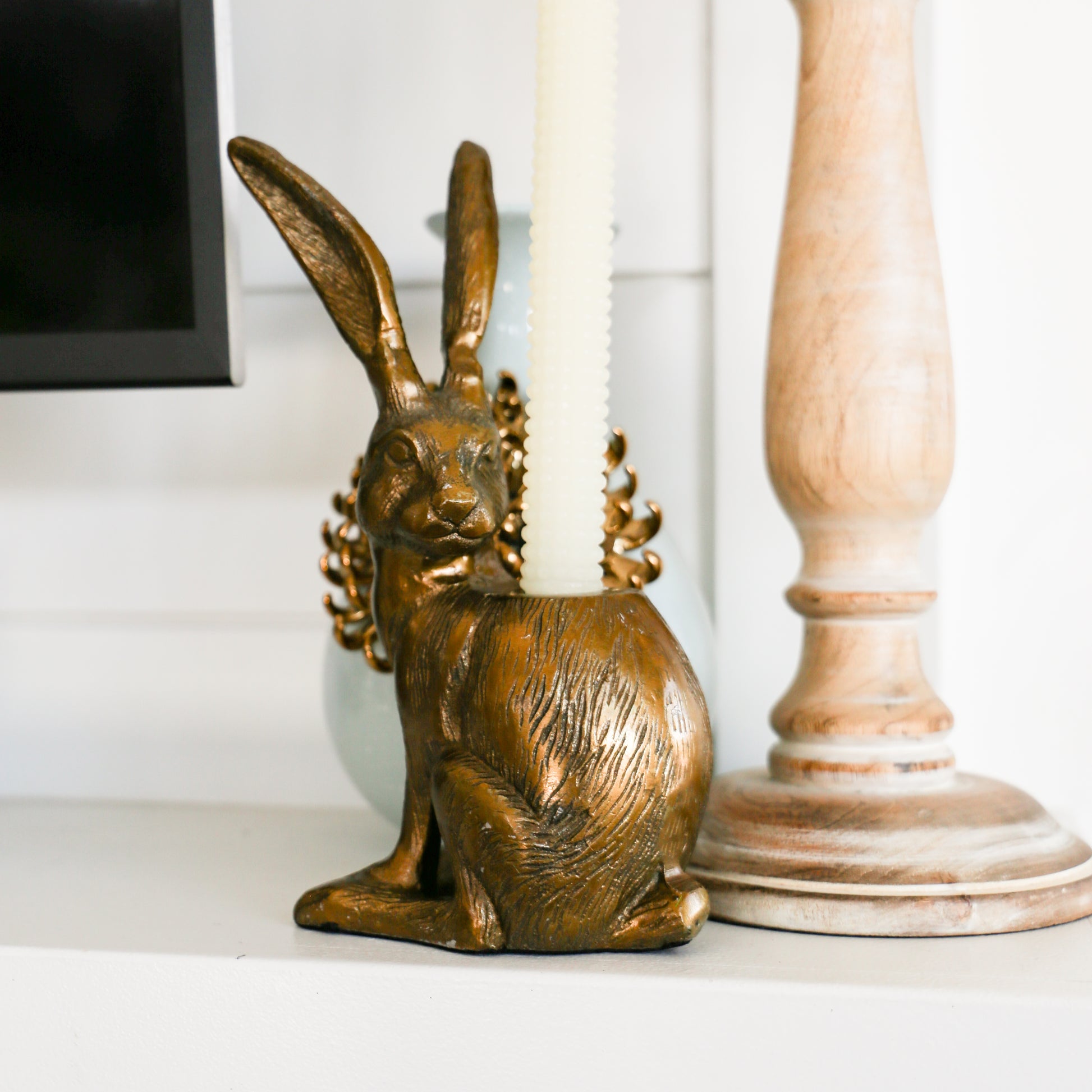 Majestic Hare Candle Holder