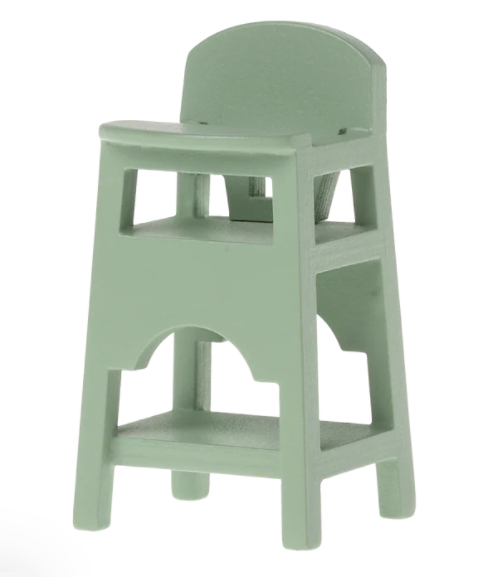 2024 Maileg Mouse Mint High Chair