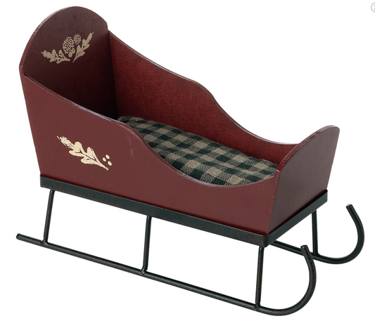 2022 Maileg Red Mini Sleigh