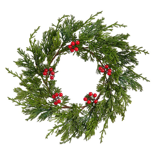 CEDAR WREATH WITH BERRY | 11.4 inches 1