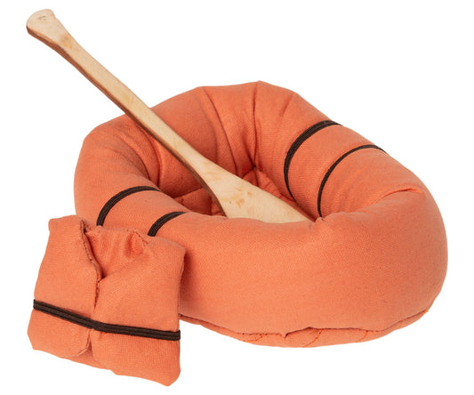 2020 Maileg Mouse Rubber Boat-Orange
