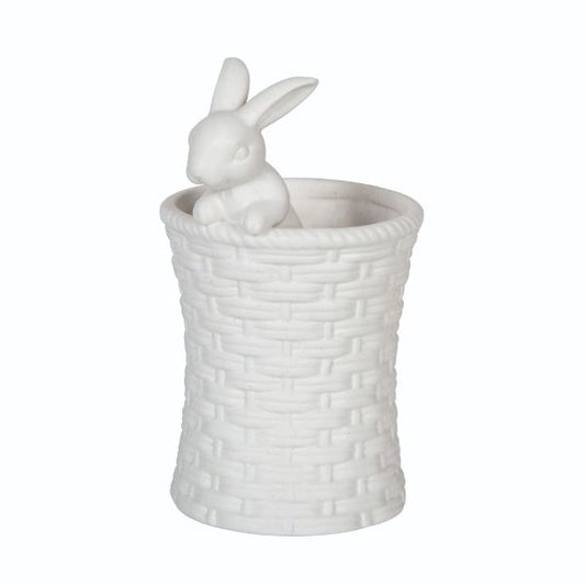 Springtime Bunny Ceramic Vase - Knot and Spool